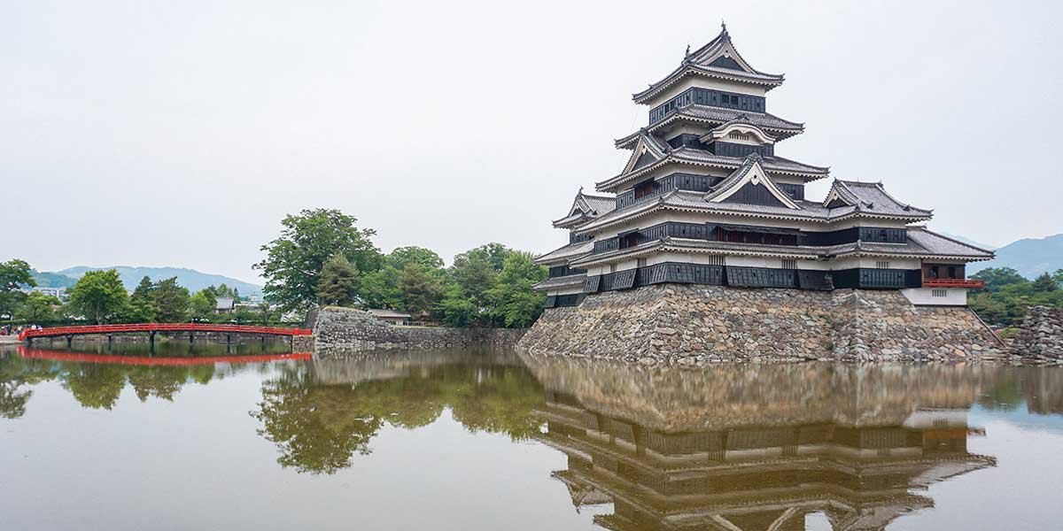 The Castle of Matsumoto, Japanese castle, crow castle