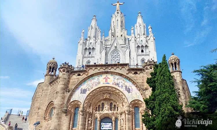 Tibidabo, Sagrat Cor church, best viewpoints in Barcelona