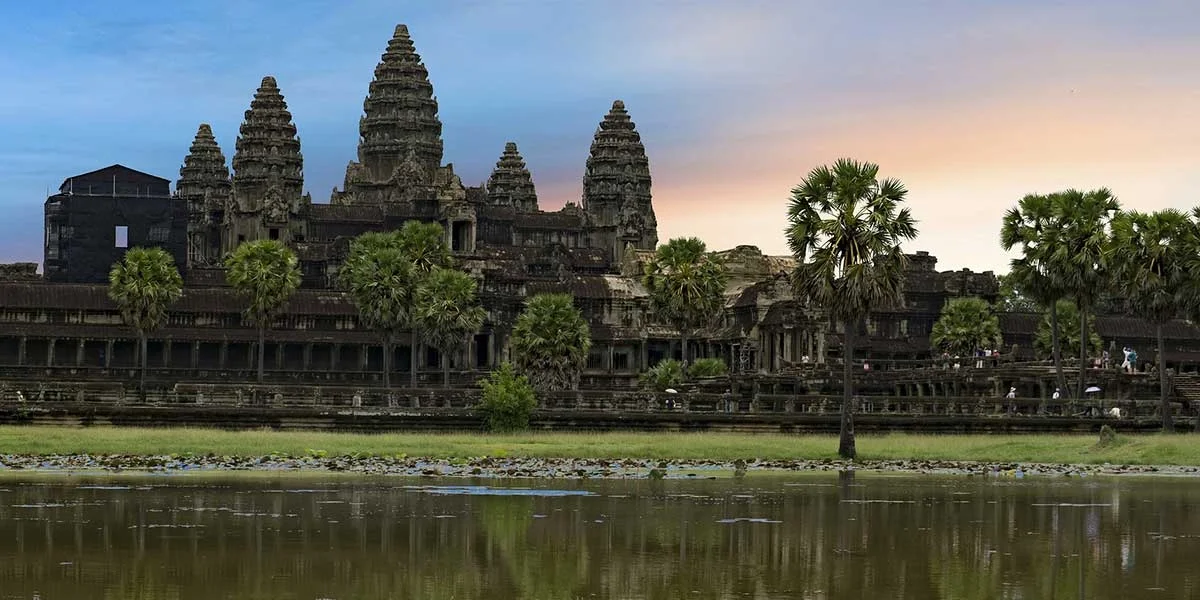 Kambodscha Reiseroute, Angkor Wat, Sonnenaufgang