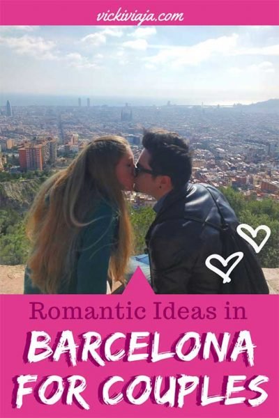 Barcelona romantic pin