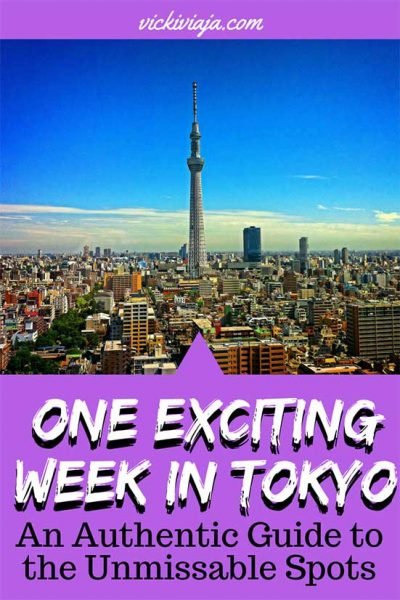 One week in Tokyo pin