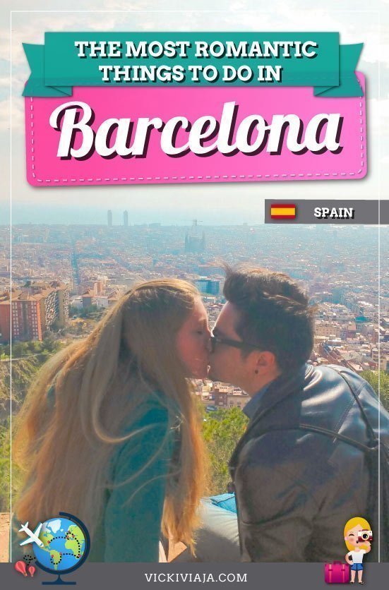 romantic things to do in Barcelona pin