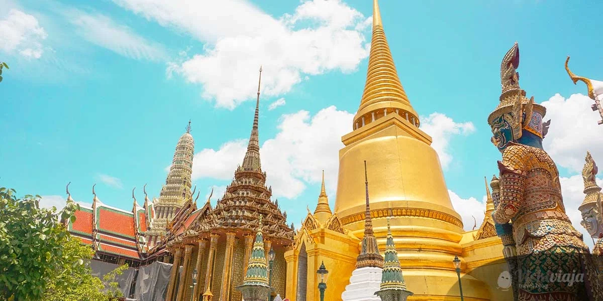 Backpacking Thailand Kosten, Pagoda in Bangkok
