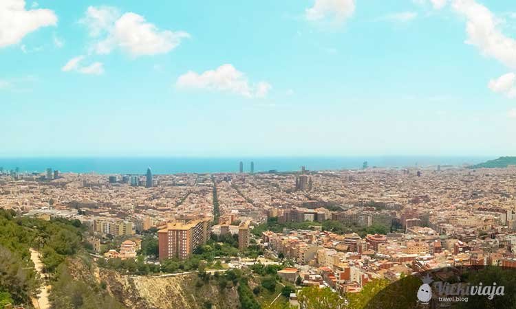 Bunkers del Carmel, viewpoint over Barcelona