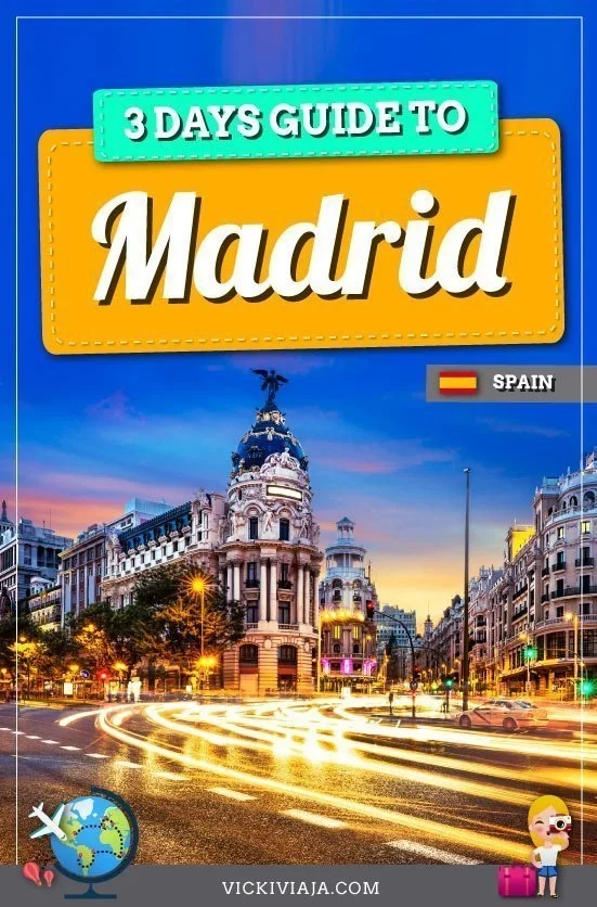 Madrid itinerary 3 days pin
