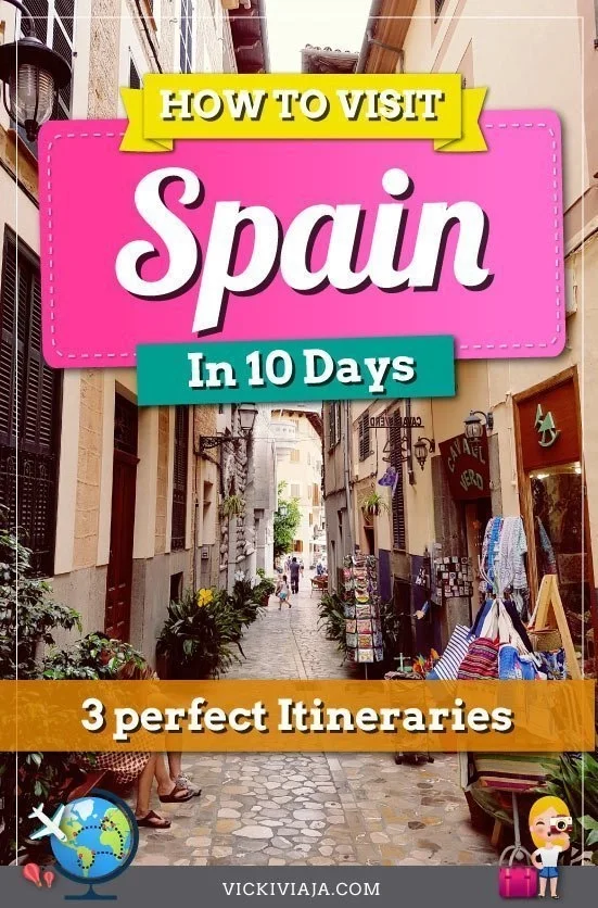 spain itinerary 10 days pin