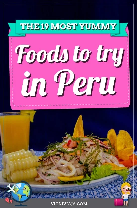 Food to eat in Peru pin