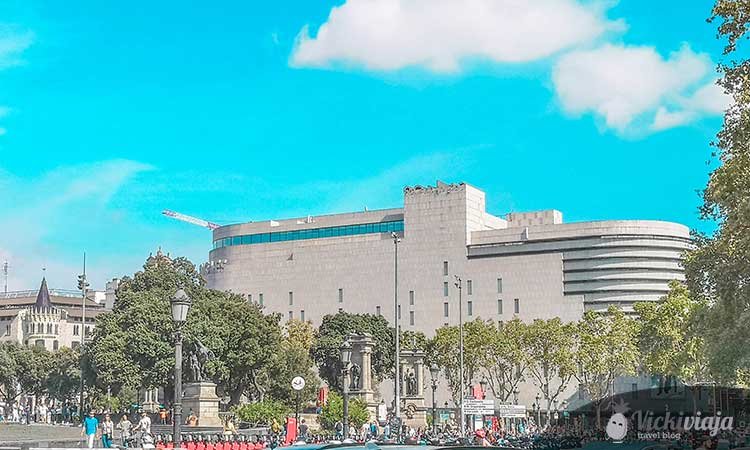 El Corte Ingles, Placa Catalunya, Barcelona Aussichtsplattform