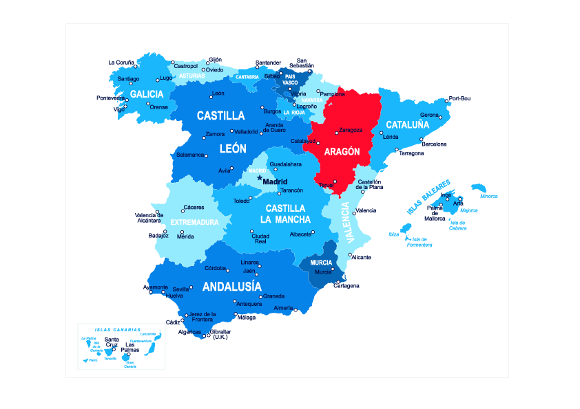 Aragonien, Bundesland Spanien