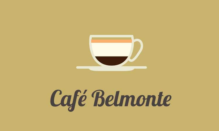 Café Belmonte, sweet spanish coffee with condensed milk and alcohol