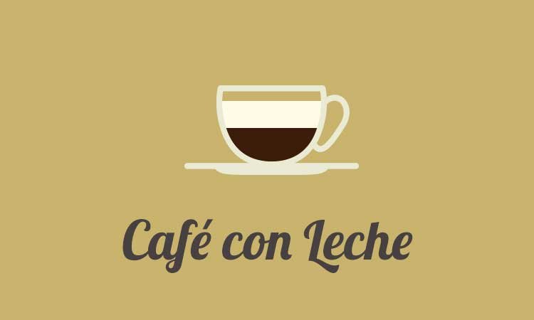 Café con Leche, Spanish milk coffee