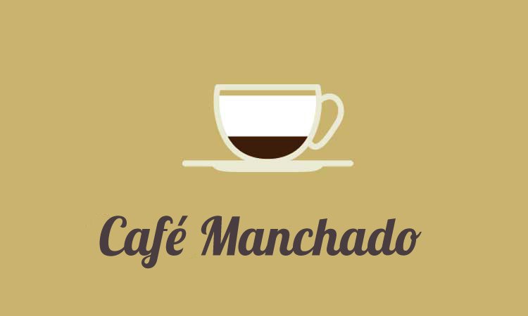 Cafe manchado, spanish coffee speciality