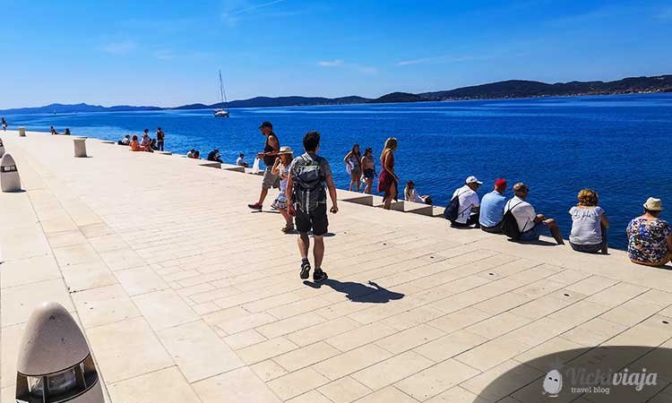 Meeresorgel, Treppe zum Meer, Zadar