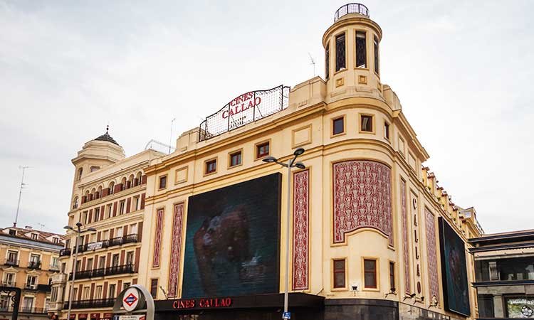 Art Decó Stil, Cines Callao in Madrid